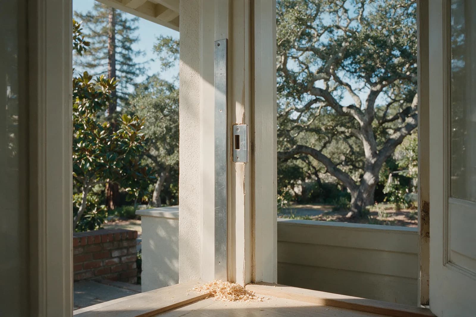 An Eichler in Greenmeadow: The Atrium Gate, the Slab Door and Six Sliding Glass Doors