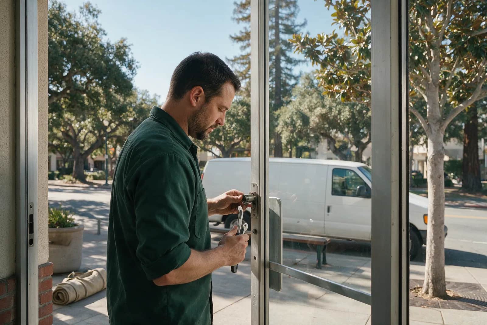Storefront Door Locks in Palo Alto by Tall Tree Lock & Safe
