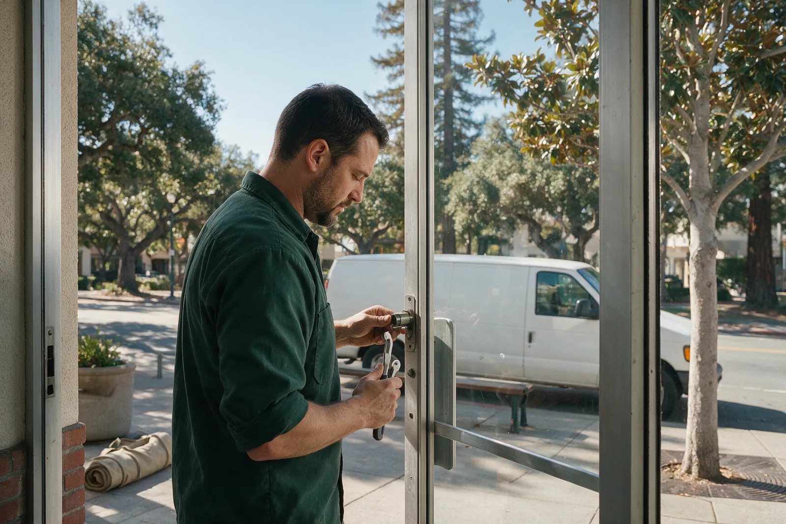 Storefront Door Locks in Palo Alto by Tall Tree Lock & Safe